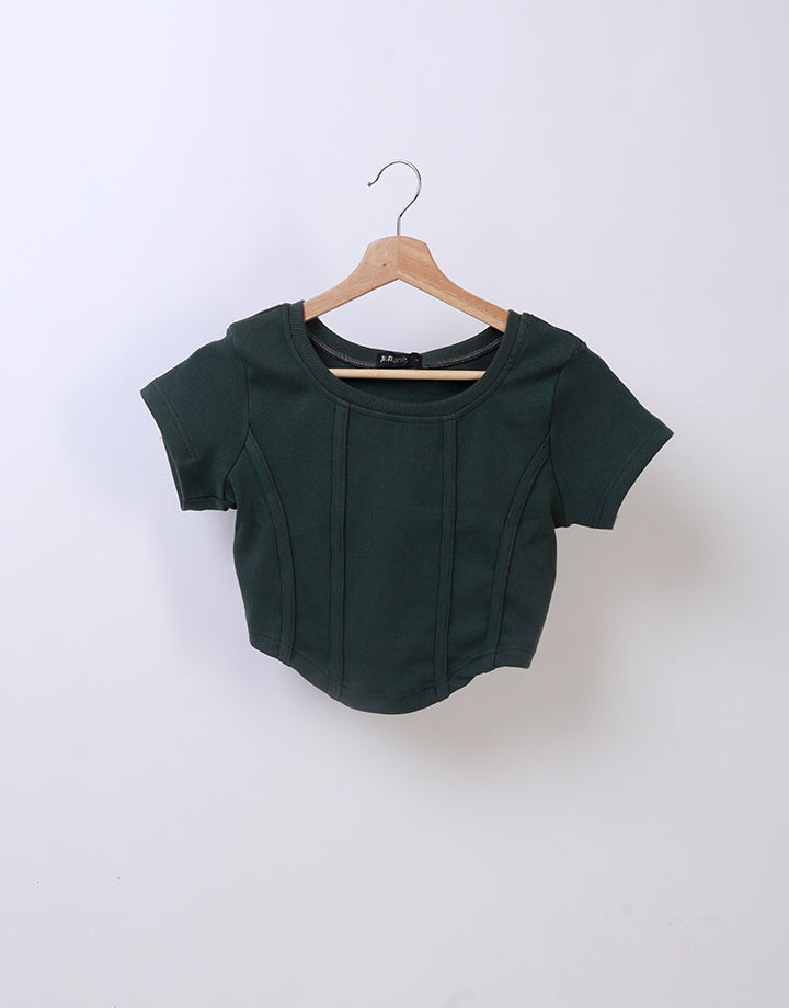 Short Sleeves Crop Top