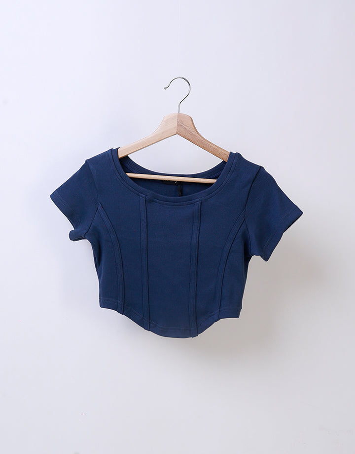 Short Sleeves Crop Top