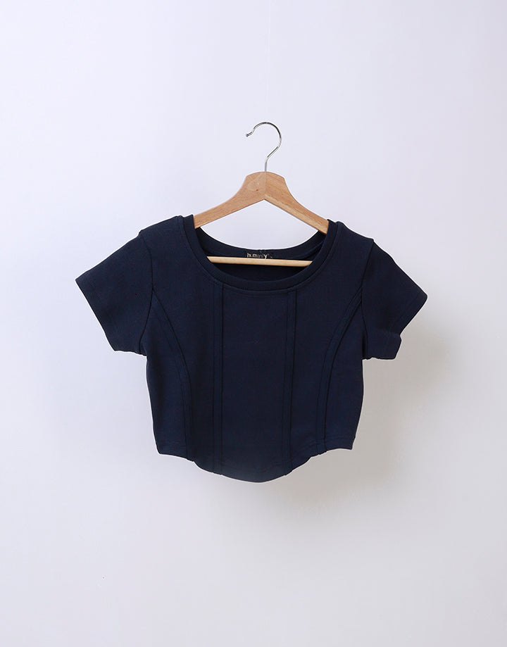 Short Sleeves Crop Top