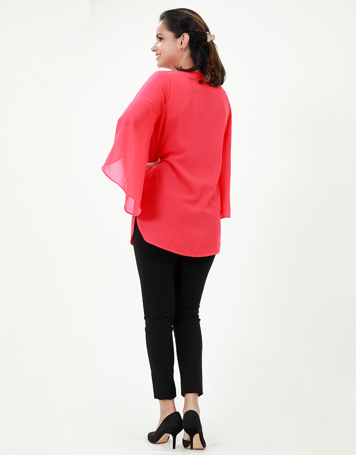 Cape Sleeves Blouse