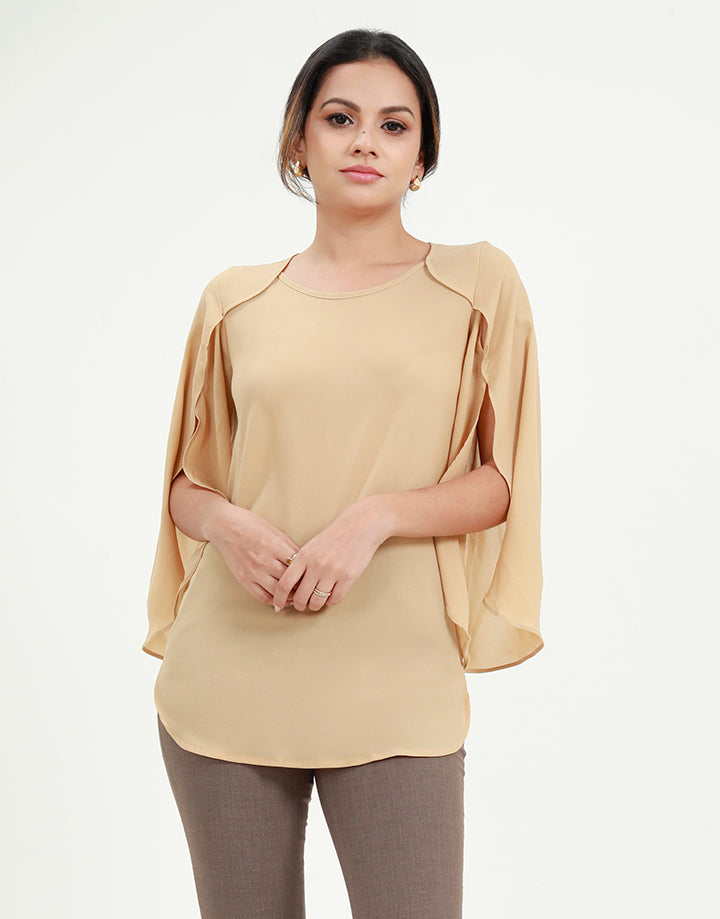 Cape Sleeves Blouse