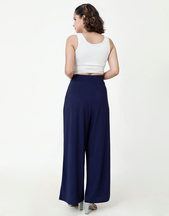 High Waist Flared Pants with Pockets – Spring & Summer