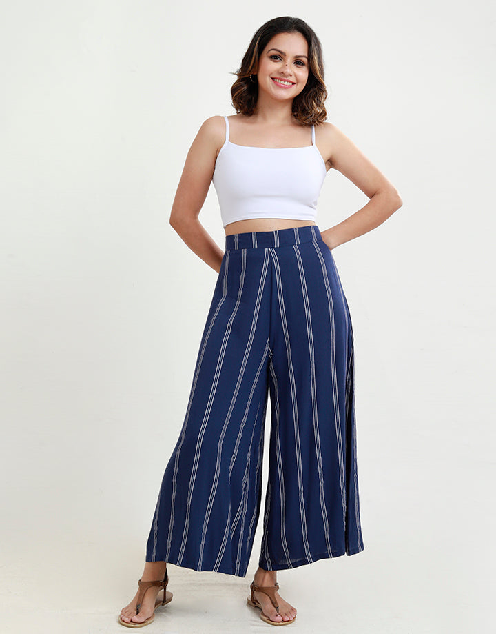 High Waisted Flared Pant
