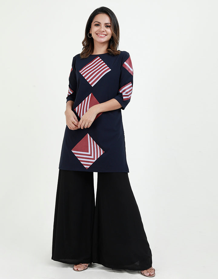 Kurtha with Placement Print