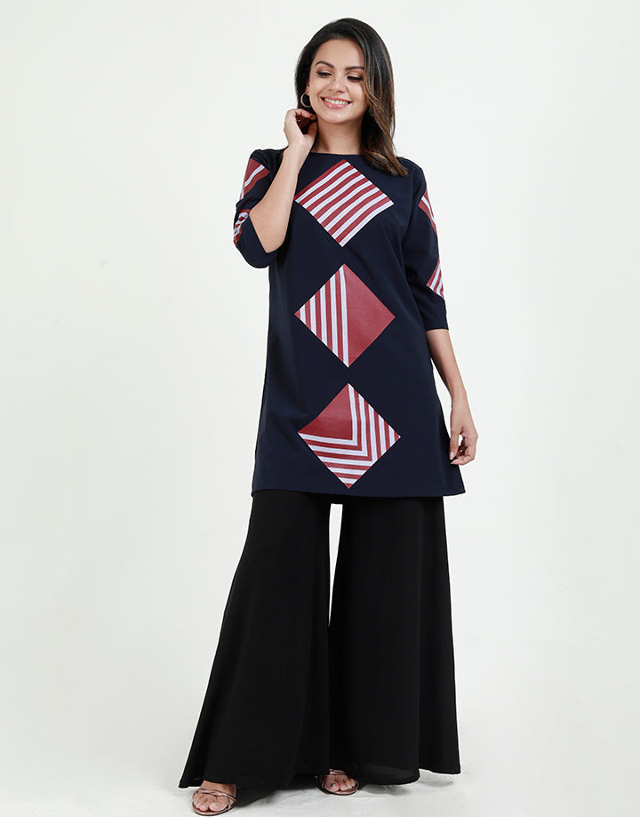 Kurtha with Placement Print