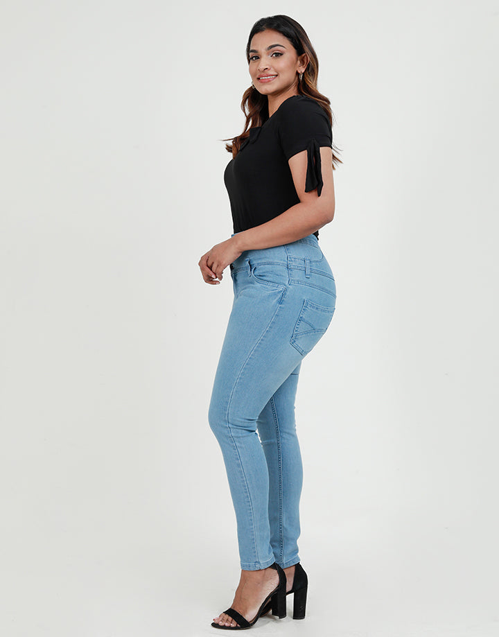 Online High Waisted Skinny Jeans with Pockets