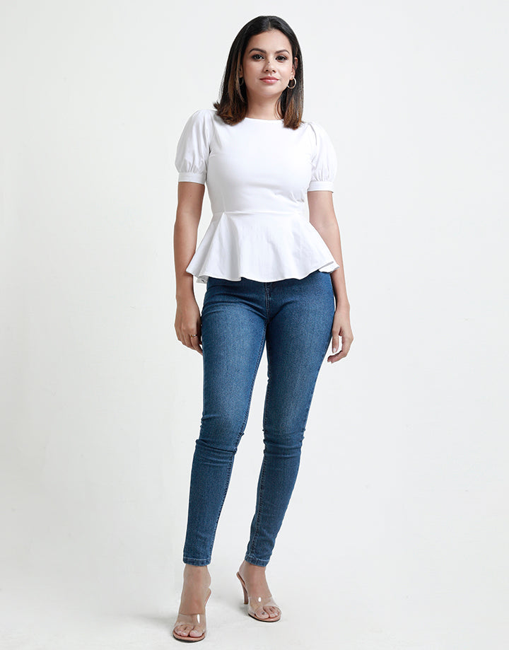 LICC Skinny Jeans with Belt Loops