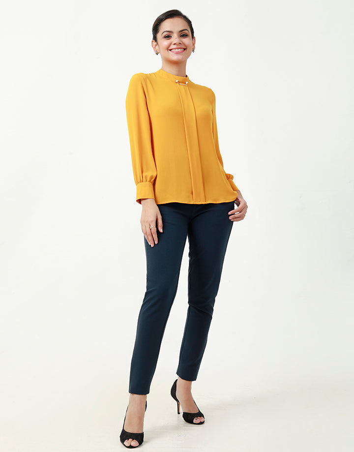 Long Sleeves Blouse With Embellishment