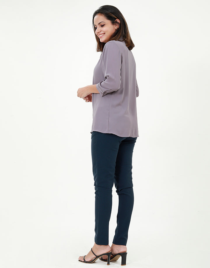Shawl Collared Blouse