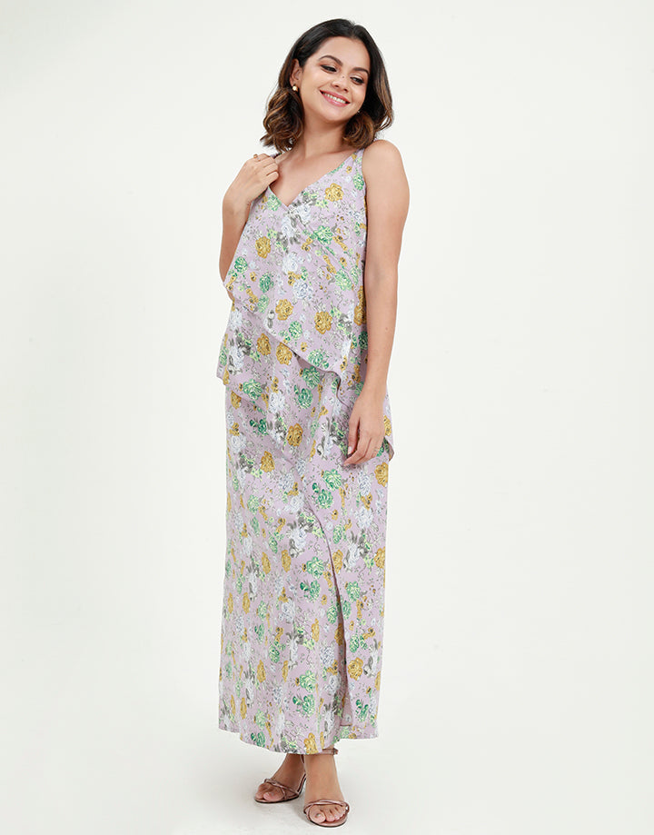 Floral Strappy Maxi Dress